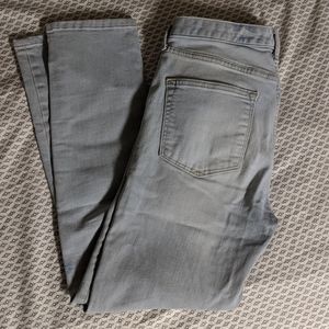 Gap 1969 high rise distressed blue jeans
